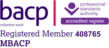 The official logo of the British Association for Counselling and Psychotherapy (BACP), showcasing Paula’s professional accreditation.